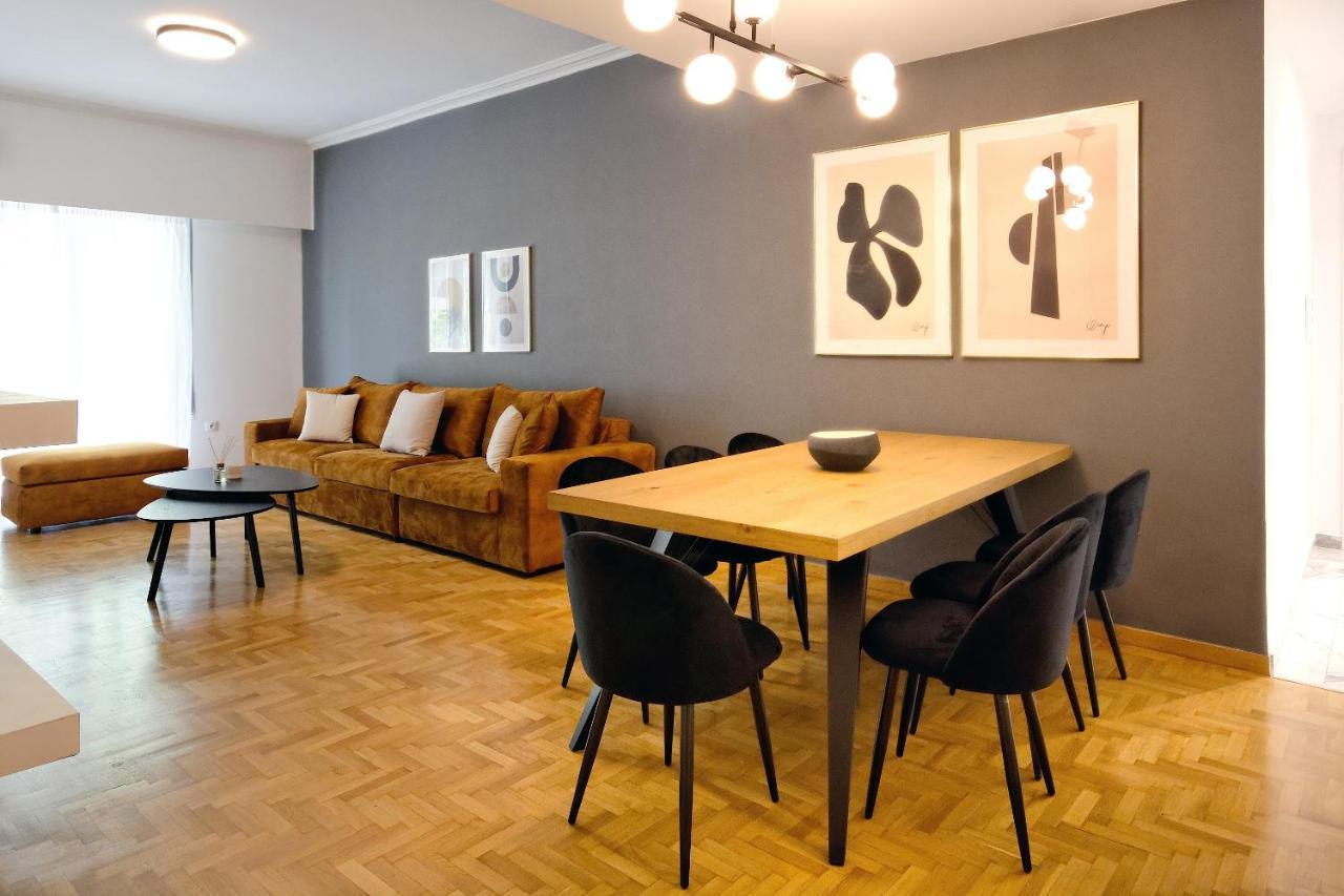 Elegant Big Apartment In Athens Center With Balcony Exterior foto